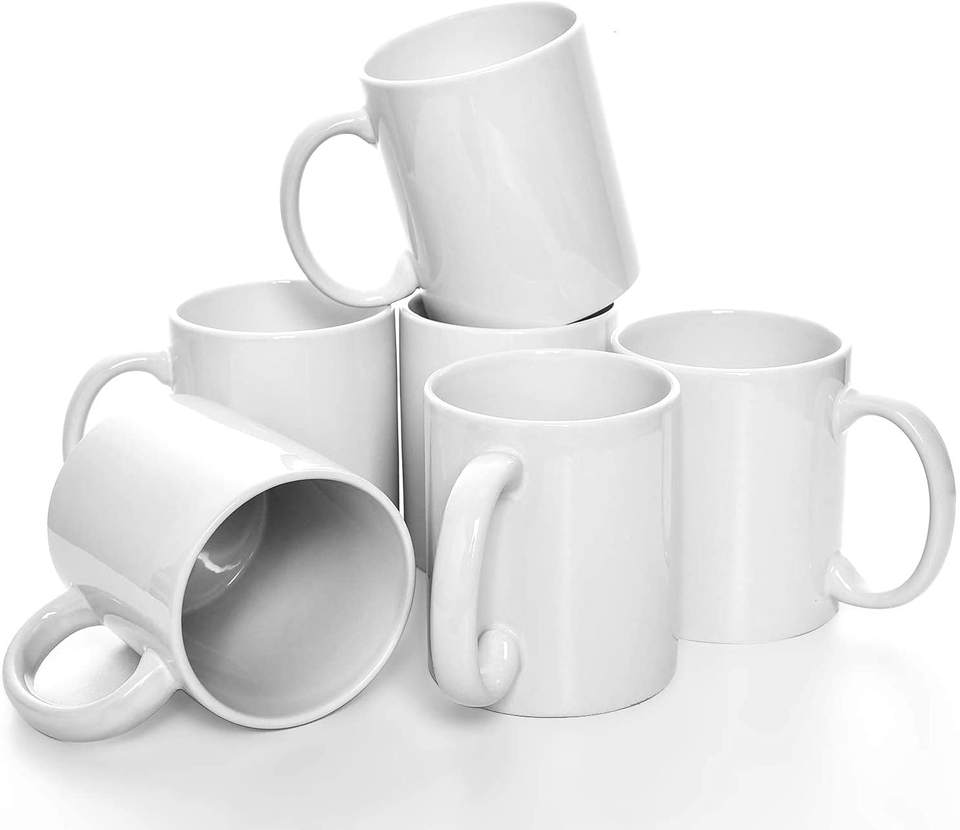 Mug blanc sublimable Qualité AAA (Ultra blanc) Cdt 36 pieces