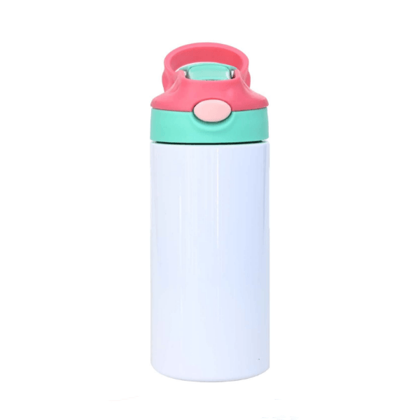 12oz/20oz CASE (25 UNITS)  Kid sublimation Strainght Insulated Tumbler Cute Sippy Cup Stainless Steel Water Bottle