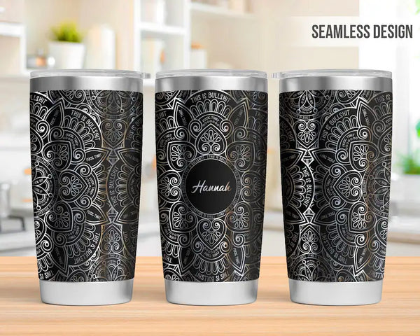 Laser Personalized Customized 20oz Stainless Steel Insulated Vacuum Tumblers with Lid