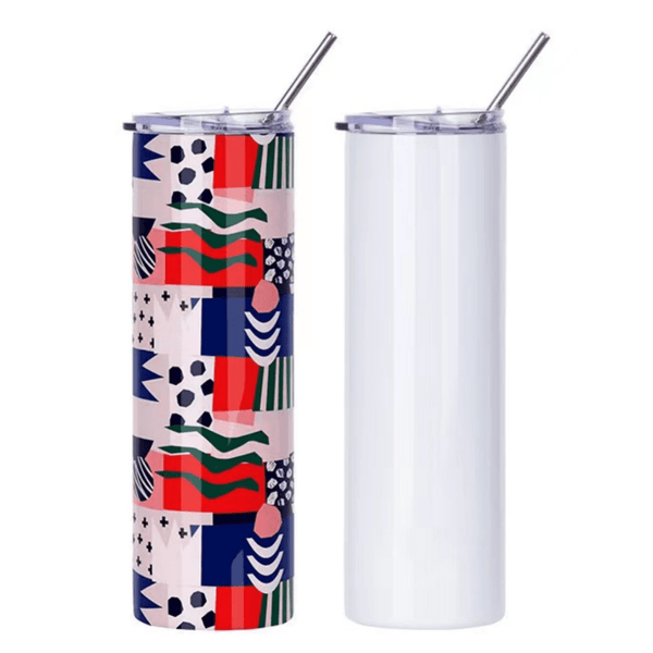 20oz Skinny Sublimation Tumblers Straight Sublimation Blanks Tumbler