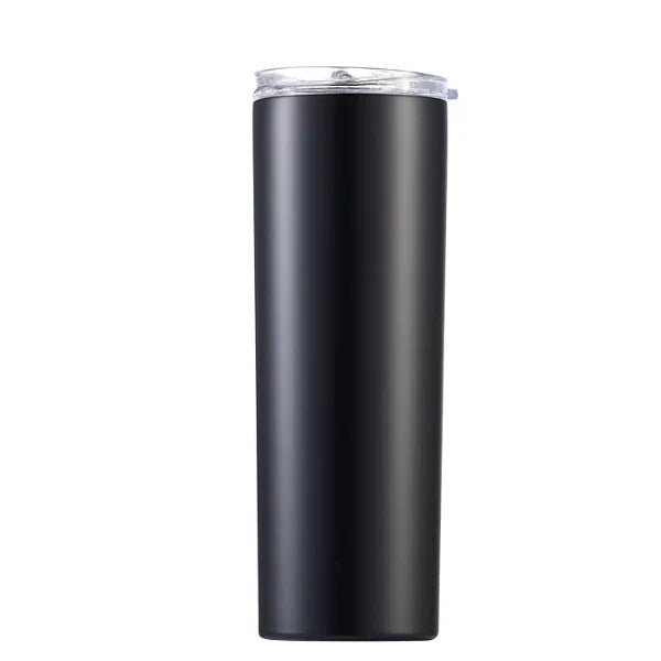 20oz/30oz Matte Skinny Straight Tumbler BLACK - Tumblerbulk