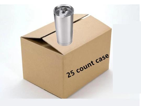 Blank 20 OZ STAINLESS STEEL INSULATED VACUUM TUMBLERS WITH LID