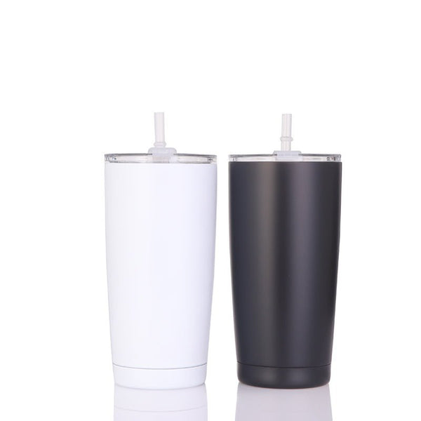 Blank 20 OZ STAINLESS STEEL INSULATED VACUUM TUMBLERS WITH LID