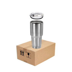 Case of 25 *30oz Regular STAINLESS STEEL INSULATED VACUUM TUMBLERS WITH LID