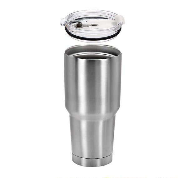 Case of 25 *30oz Regular STAINLESS STEEL INSULATED VACUUM TUMBLERS WITH LID