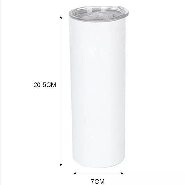 Case of 1/25*20oz matte blanks straight sublimation tumblers