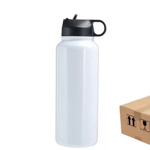 Case of 25pcs*18oz 25oz 32oz sublimation flask wide mouth water bottles tumbler falsk