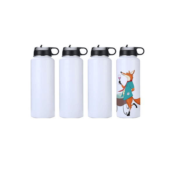 Case of 25pcs*18oz 25oz 32oz sublimation flask wide mouth water bottles tumbler falsk