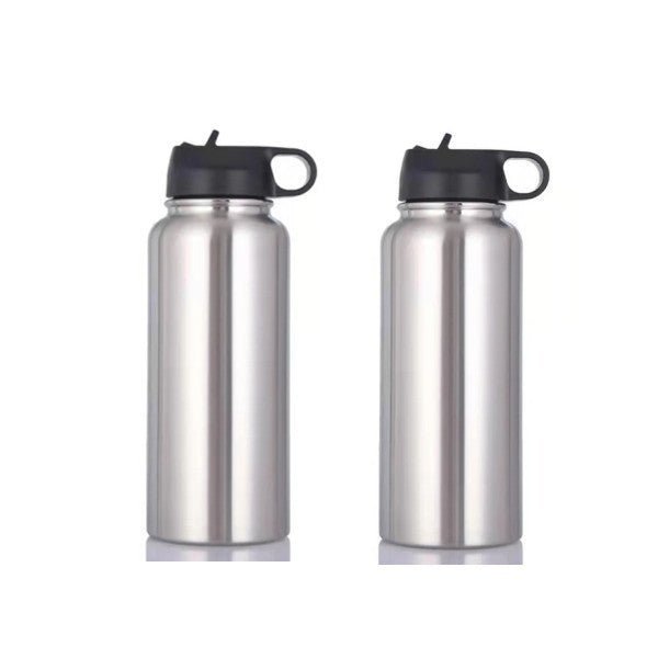 Insulated Water Bottle 1000ml 32 Oz Stainless Steel Double Wall Vacuum Wide  Mouth Sport Bottle with Leakproof Spout Lid - AliExpress
