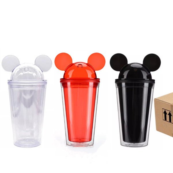 Case of 48pcs 16oz mickey mouse ear tumbler wholesale mickey ears ...